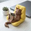 Katzenliebhaber 3D-gedruckte Lese-Katzenfigur Faule Katzenhaltung Buchstütze Katzen-Dekoration Lustige Heimdekoration Tischdekoration Schreibtisch-Dekoration