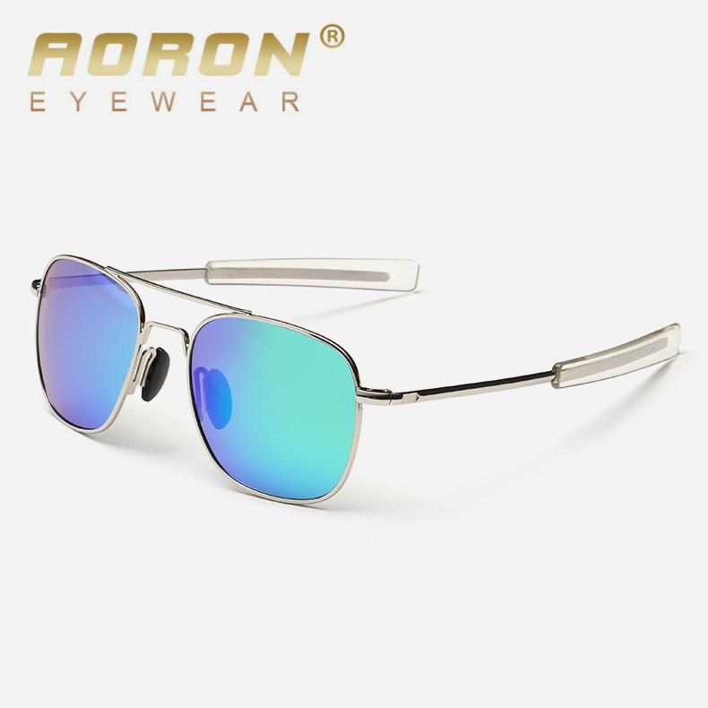 aoron More Than 100 Colors Polarized Sunglasses for Men Women Fashion Design Metal Frame Outdoor UV400 Anti Glare Driving Glasses