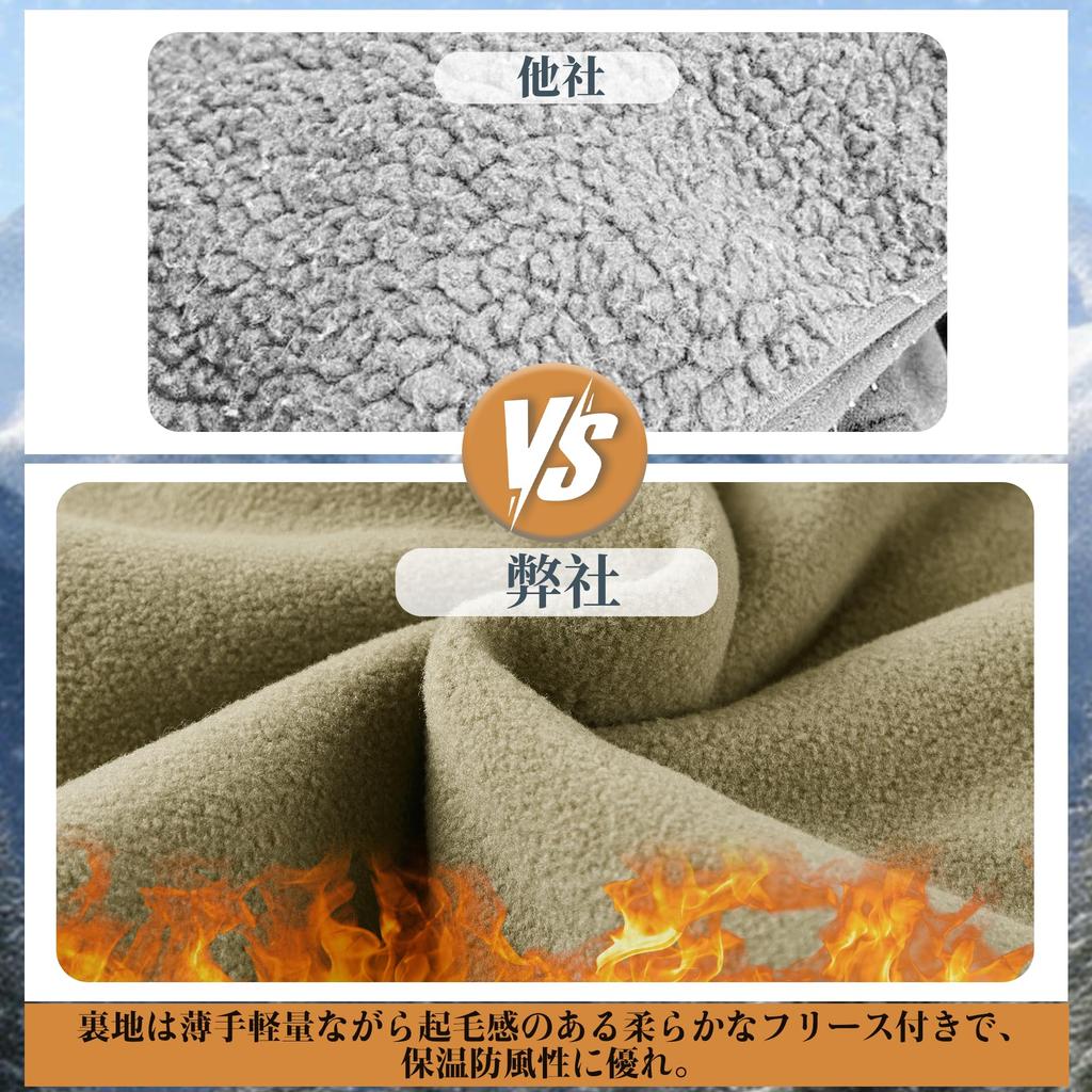 Kayiyasu Outdoor Warm and Brushed Fleece Fishing Vest with Multiple Available In Sizes Perfect for and Size Men's Double-Sided Vest, Warm, Pockets,