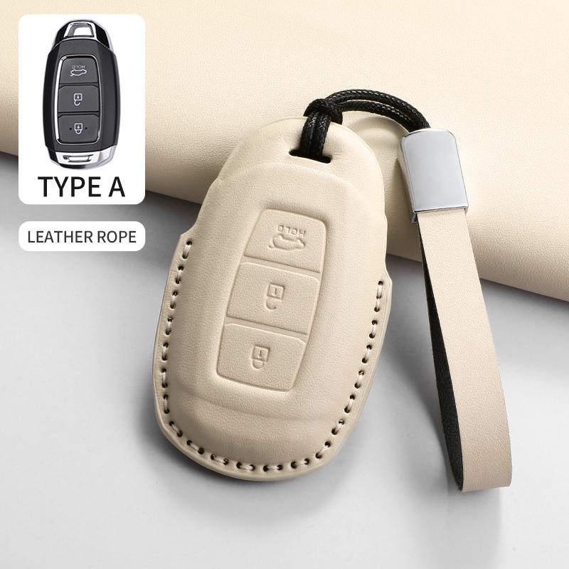 

Cortex Car Key Case Cover Protector Shell Fob Accessories For Hyundai Accent Santa Fe Palisade Santafe Dn8 Grandeur Azera Hg