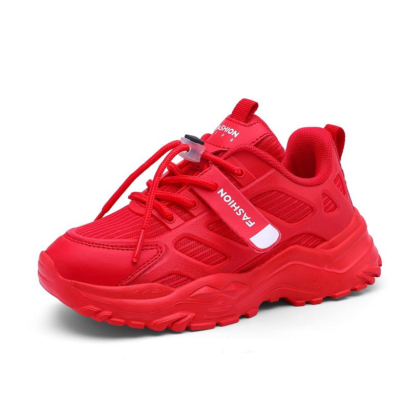 

Unisex Children Casual Sneakers Lightweight Breathable Mesh Kids Running Sports Shoes Wear-Resistant Non-Slip Size 28-37 28