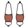 1 Par de Crampons de Tração de Inverno com Grão Grosso para Raquetes de Neve Antiderrapantes Ganchos Crampons de Gelo