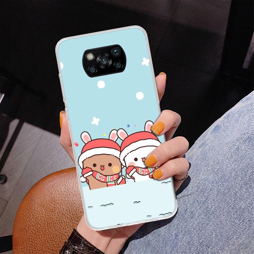 Bubu Dudu Cartoon Cute Phnoe Case for Xiaomi Poco X5 X6 X7 Pro X4 Gt F7 Ultra M8 M7 Redmi 15C 15 13C 13 12C 12 Unique Cover Coqu