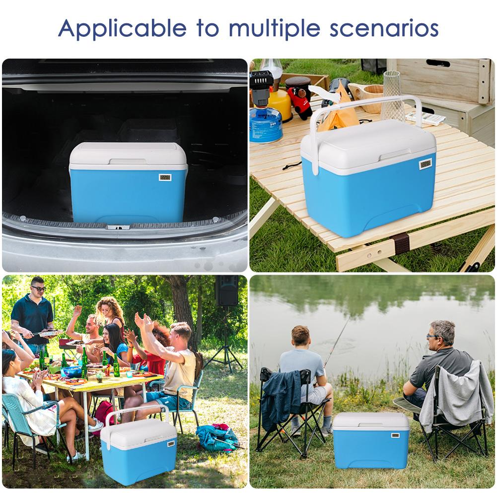 Large Cooler Box Portable Camping Refrigerator Incubator Large Capacity Car Ice Bucket Heat Preservation Camping BBQ Equipment