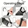 A Phone Drop-Resistant Strap with an Elastic Holder, Designed for One-Handed Operation, Featuring a Creative Anti-Slip Grip