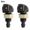 2Pcs Universal Car Front Windshield Wiper Washer Nozzles Jet Sprayer Sprinkler Water Spout Outlet Auto Accessories