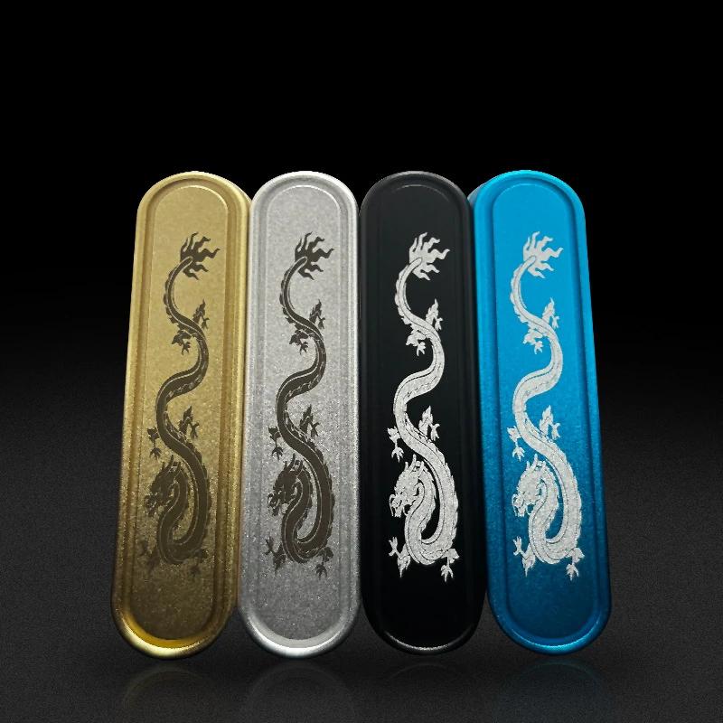 Magnetic Push Card Mechanical Slider Stress Reducing Toys Haptic Coin Antistresse Metal EDC Sensory Mini Fidget Decompression