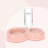 Dual Automatic Pet Feeder Bowl For Dogs And Cats Non Spill Plastic Water And Food Dispenser With Stand