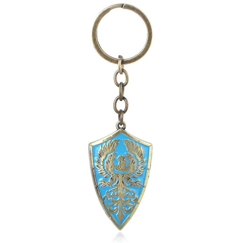 Dark Souls Shield Keychain Metal Collectible Gift For Gamers And Fans