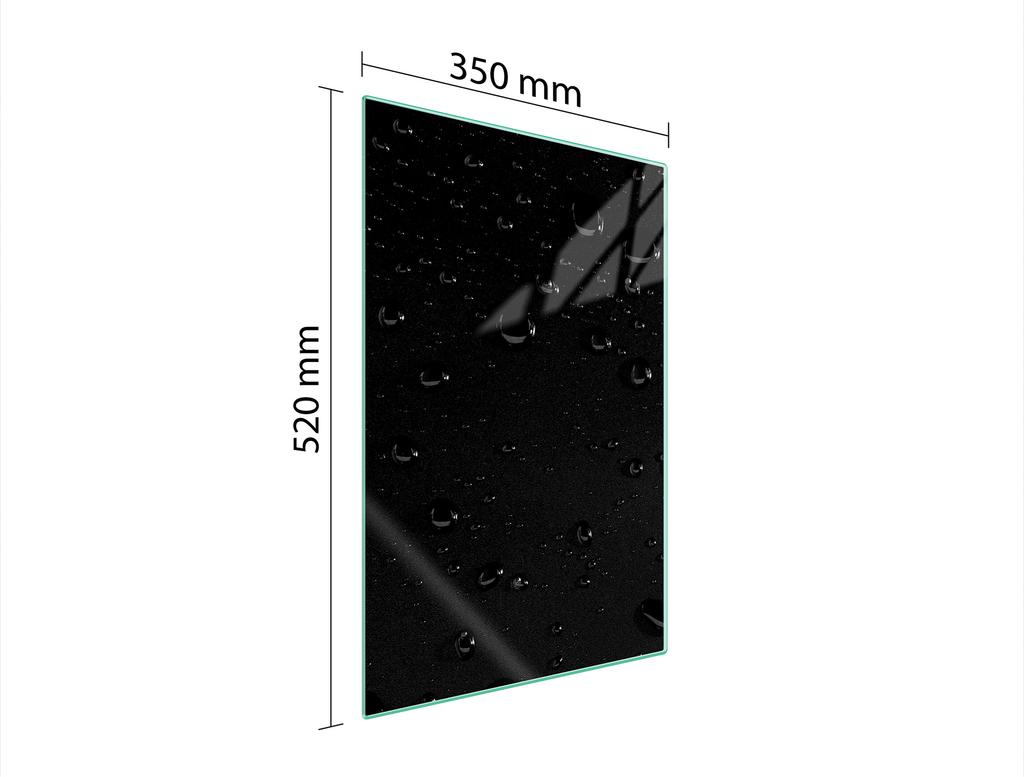 TABLA DE CORTAR DE CRISTAL 35x52 GOTAS