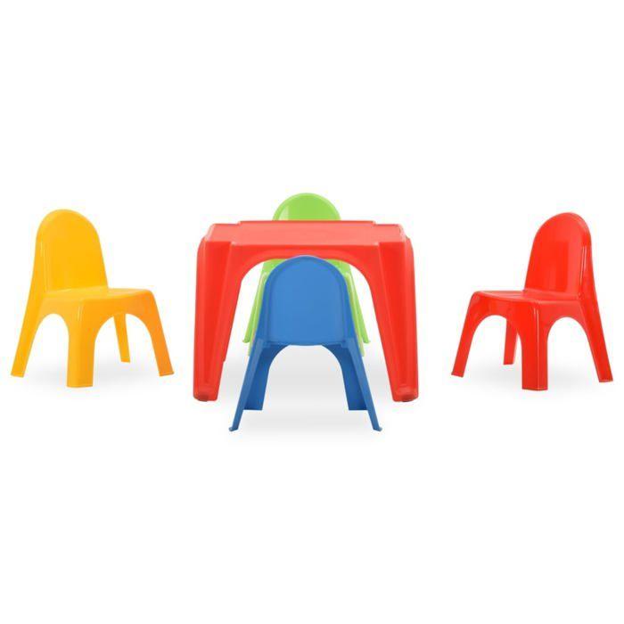 VidaXL Ensemble de Table et Chaises pour Enfants Mobilier Ensemble de Meubles Chambre d'Enfants Garçons Filles Maison 316178