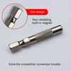 2Pcs Hex Shank Magnetic Converter for 6.35mm 1/4Inch Screwdriver Insert Bit Adapter To 4mm Bit Shape Socket Holder Tool