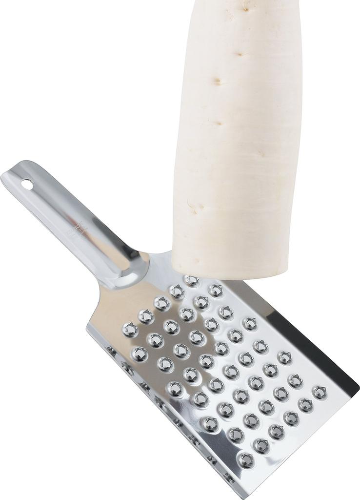 Wahei Freiz Cooking Utensils Daikon Oni Stainless Made in Grater, Oroshi-kin (large size), Steel, Japan, AD-216