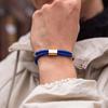 (Women's) Pig & Hen Little Louise Bracelet - Cobalt X Gold