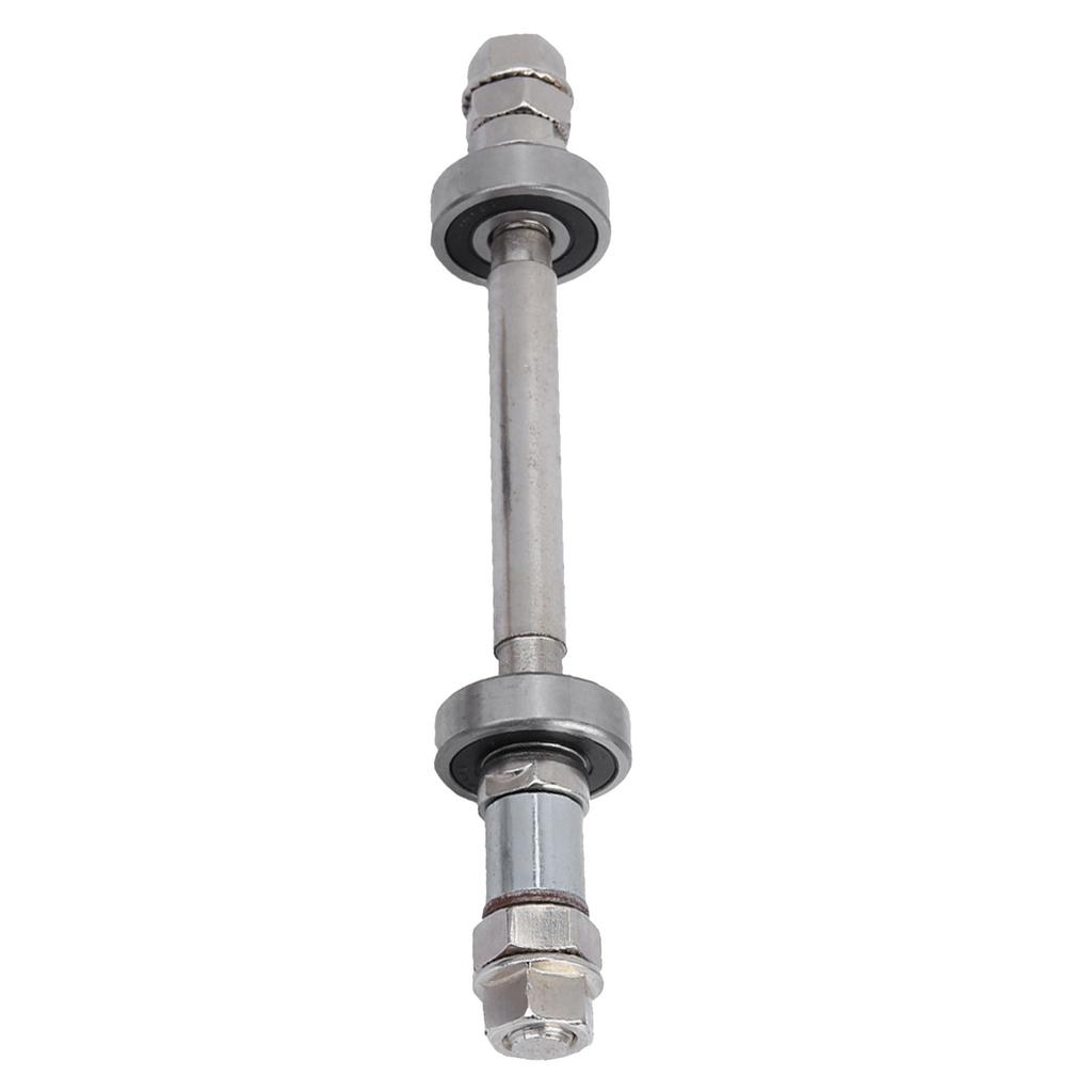 Durable Metal Bicycle Wheel Hub Axle Front Rear Solid Shaft Lever Bike Repair Tool Accessories