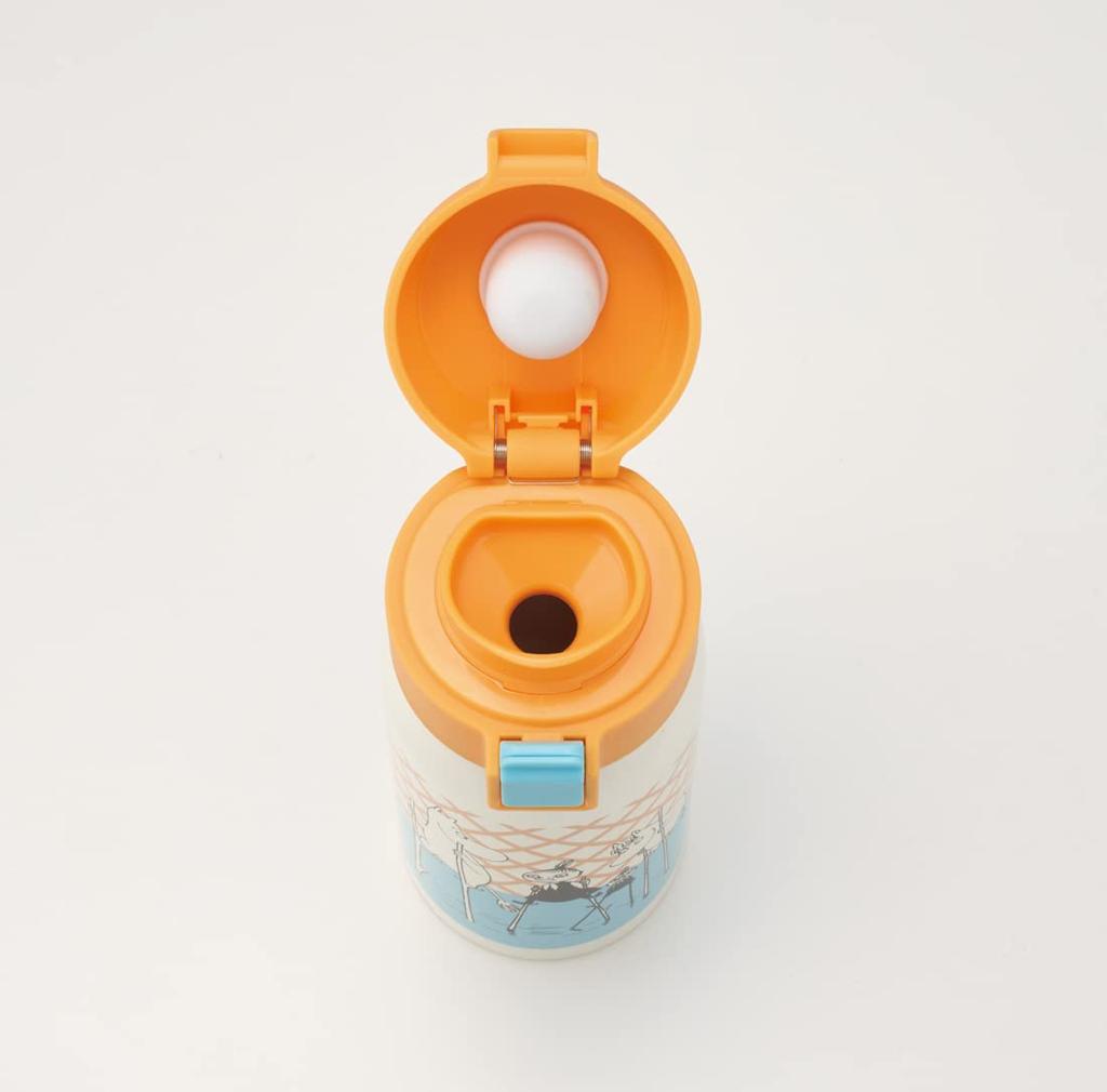 Skater Vacuum Double Structure Direct Drinking Stainless Steel Mug Bottle One Touch Open 350ml Moomin Colorful 350ml Vacuum Double Structure Direct