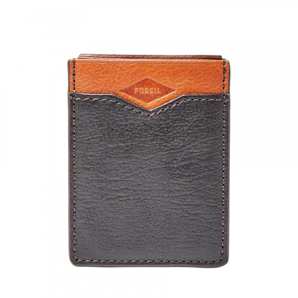 

Мужской кожаный кошелек Fossil Easton с передним карманом и RFID-меткой, SML1433016