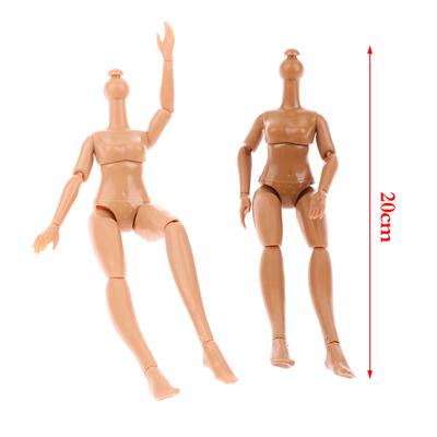 Dollhouse Doll Body Accessories Joints Can Change Head Foot Moveable 20Cm Doll