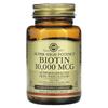 Solgar, Super High Potency Biotin, 10,000 Mcg, 60 Veggie Capsules