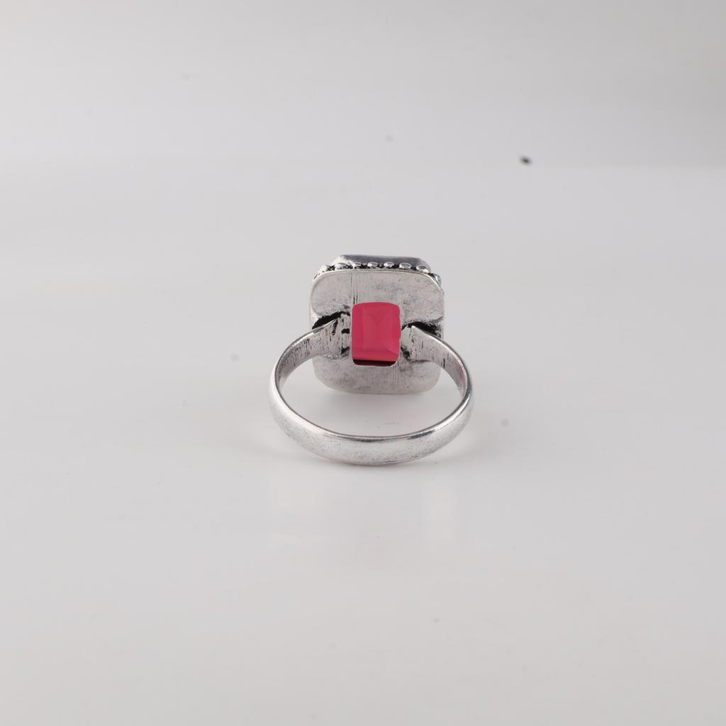 Natural Pink Rubellite Gemstone 925 Sterling Silver Handmade Jewelry Women Dainty Rings For Gift RR-74-1