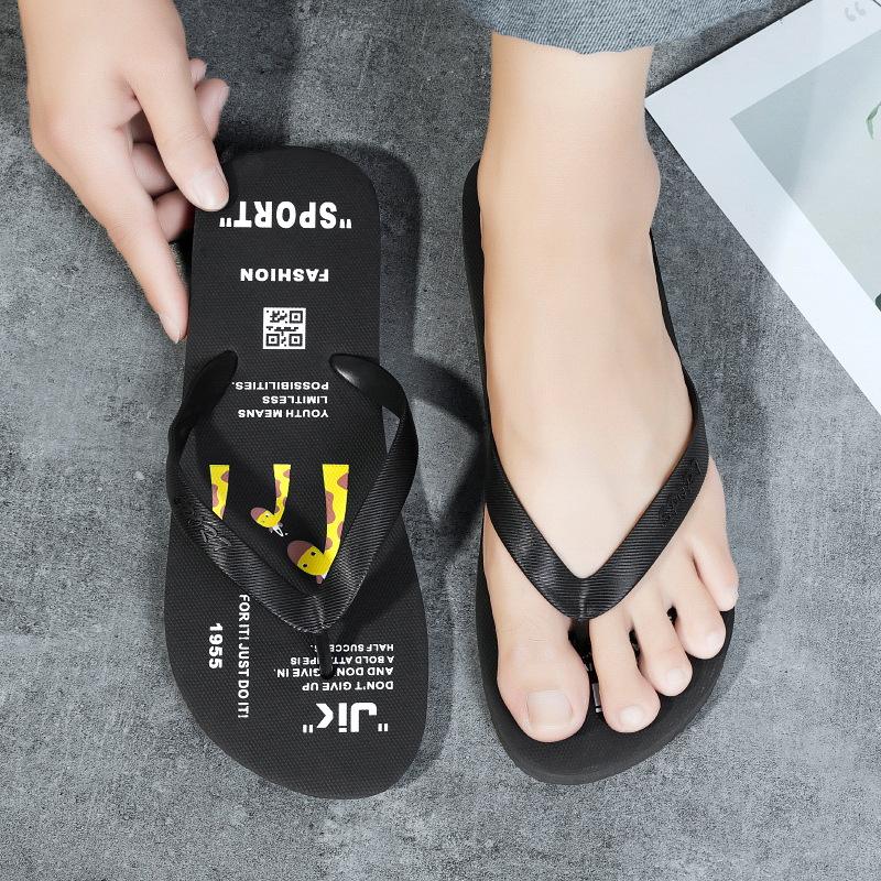 Flip-flops herre sommer sklisikre utendørs klypesko sandaler flate strandsko sjøside klype herre tide