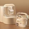 Removable Light Line Holders with Adhesive Mounting Transparent Plastic Clip for No Damage Installation for Indoor
