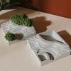 Food Grade Silicone Terraced Landscape Mold Silicone Planter Mold For Succulent Arrangements Soap Candle Making