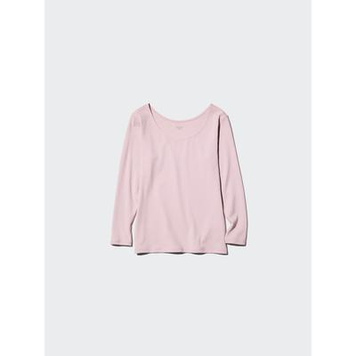 HeaTTech Baumwolle U-Ausschnitt T-Shirt 8 Ärmel