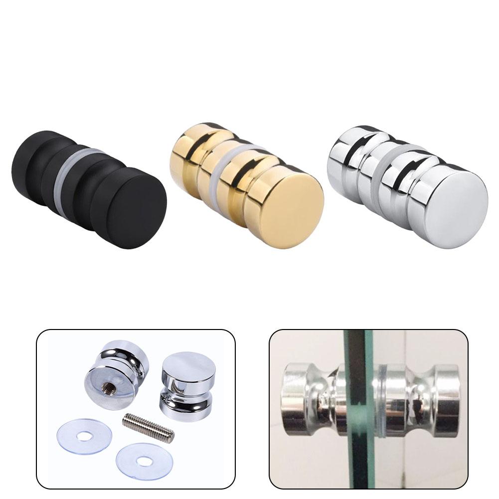 30mm Stylish Single Hole Glass Door Handle For Wine Cabinets - 304 Stainless Steel And Aluminum Alloy Construction Accessories