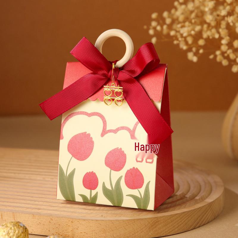 Charming Wedding Favor Candy Box - Ins Style Handbag Design