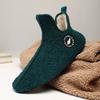 LUXSOLE Pantofole Invernali da Uomo Pantofole per Coppia Antiscivolo Calde da Donna e Uomo Pantofola da Interno Scarpe Morbide Comode Piatte per Casa Scarpa in Cotone