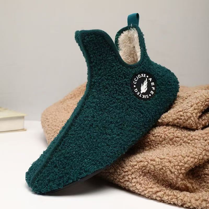 LUXSOLE Pantofole Invernali da Uomo Pantofole per Coppia Antiscivolo Calde da Donna e Uomo Pantofola da Interno Scarpe Morbide Comode Piatte per Casa Scarpa in Cotone