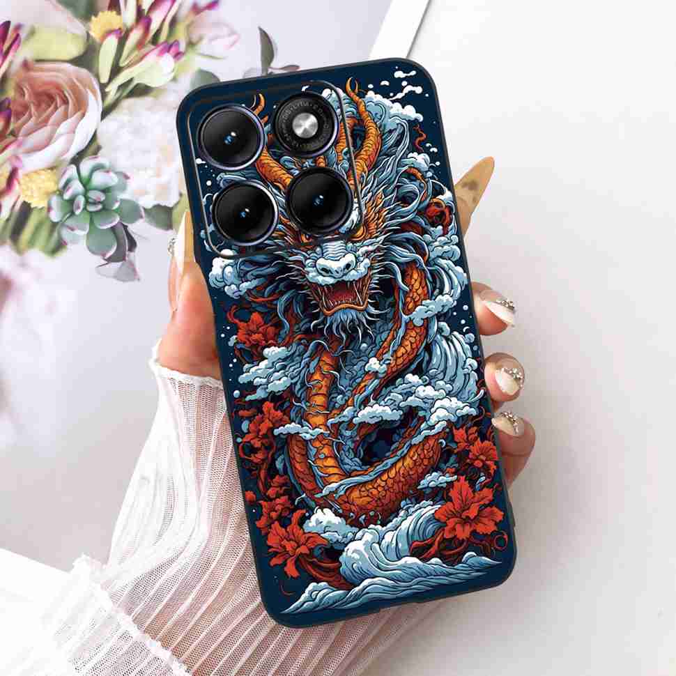 For Motorola Edge 70 Fusion 5G Case Cartoon Cat Panda TPU Black Cover For XT2605-1 XT2605-2 XT2605-4 Soft Silicone Phone Cases
