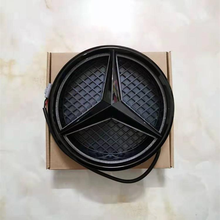 

Логотип на решітку радіатора автомобіля, світло, дзеркальна поверхня, світлодіодна емблема, світлова декоративна лампа для Mercedes Benz W205 W218 W204 W176 W212 CLA-C118 2019-2021