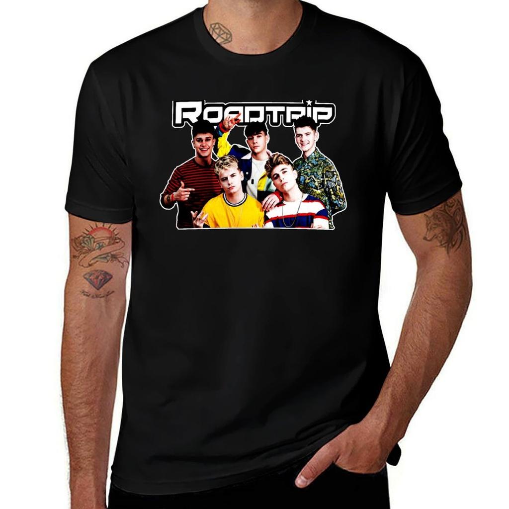 Roadtrip T-Shirt Klassisches Rundhals-Baumwoll-T-Shirt