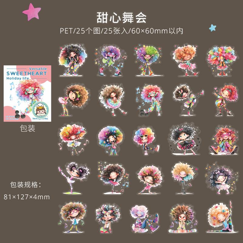 

20pcs/1lot kawaii Stationery Sticker Sweetheart s holiday life junk journal Decorative Scrapbooking DIY Craft Sticker