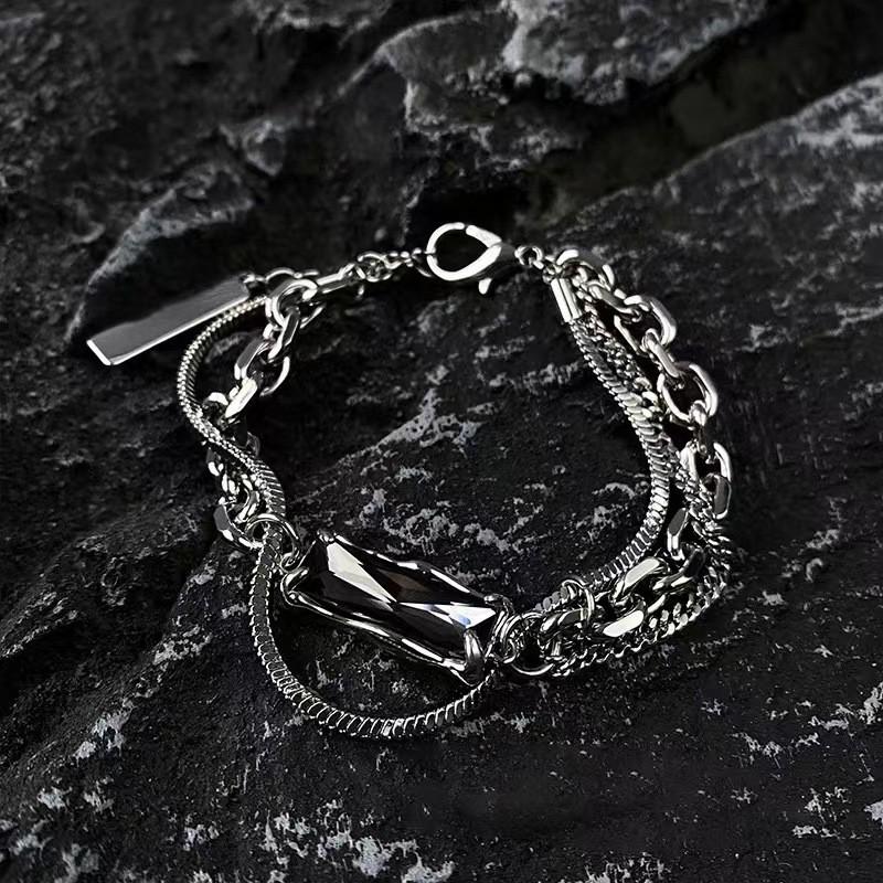 Multilayer Elegant Wrap Bracelet Minimalist Cold Wind Style Couples For