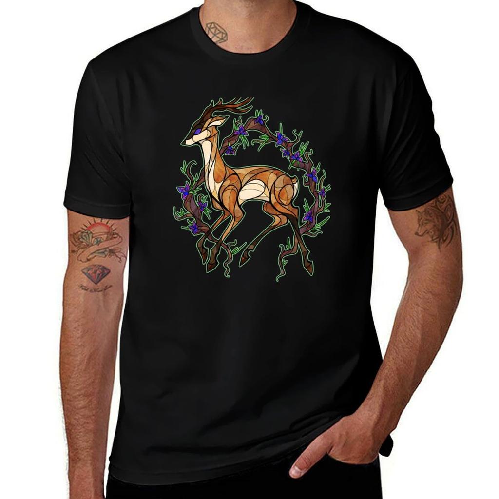 Deer Glass Tshirt Unisex T Shirt Graphic T Shirt Unisex Plain Unisex T Shirts For Unisex Tshirt