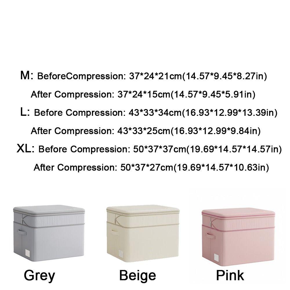 Oxford Cloth Compressible Duvet Storage Bag Large Capacity Toys Storage Container  Bedroom