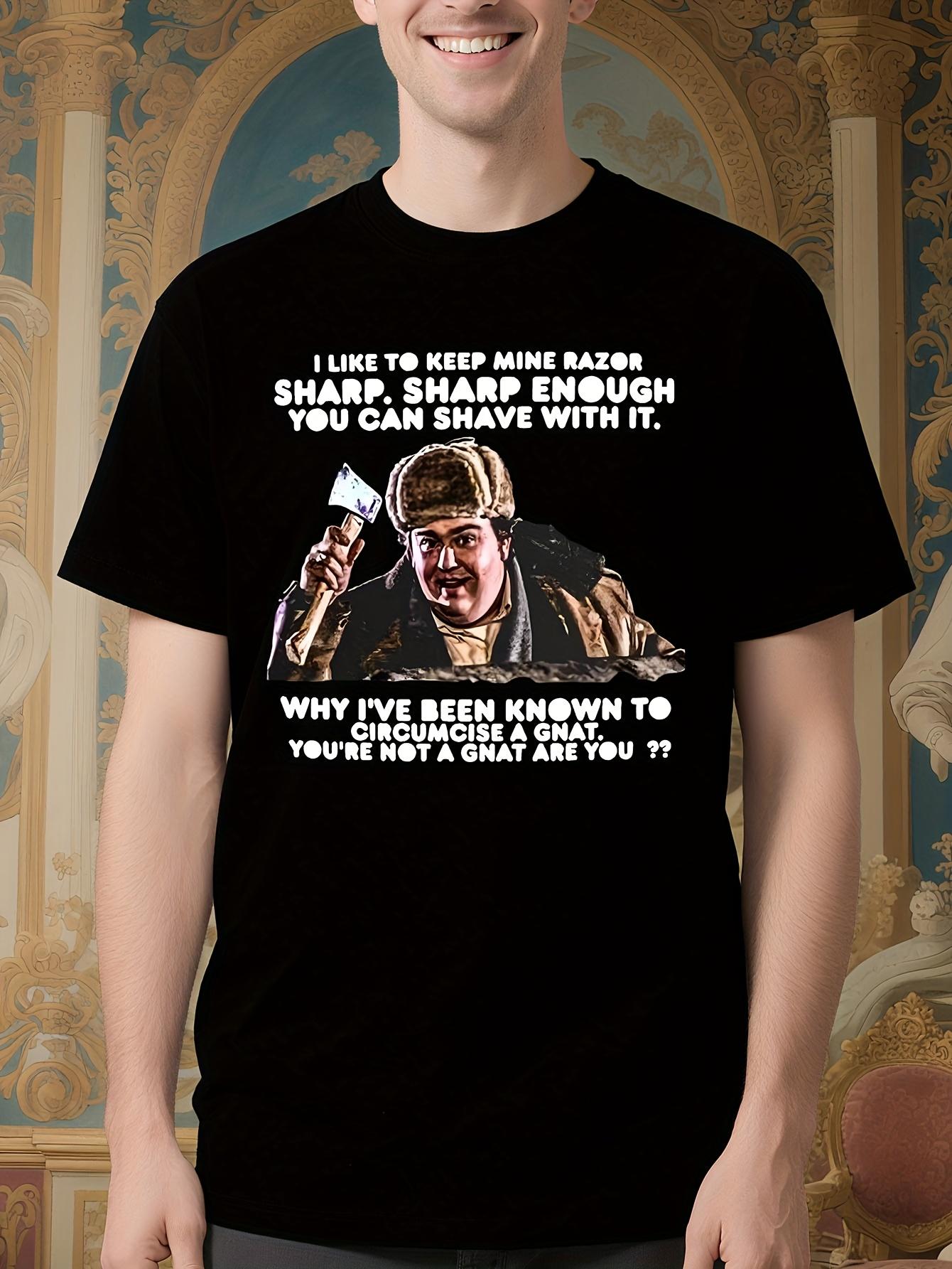 Uncle Buck Print John Candy Tshirt - Funny Short Sleeve T... M