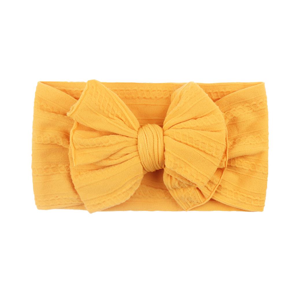 2022 Soft Nylon Jacquard Baby Headband - Elastic & Stylish Children's Hair Accessory