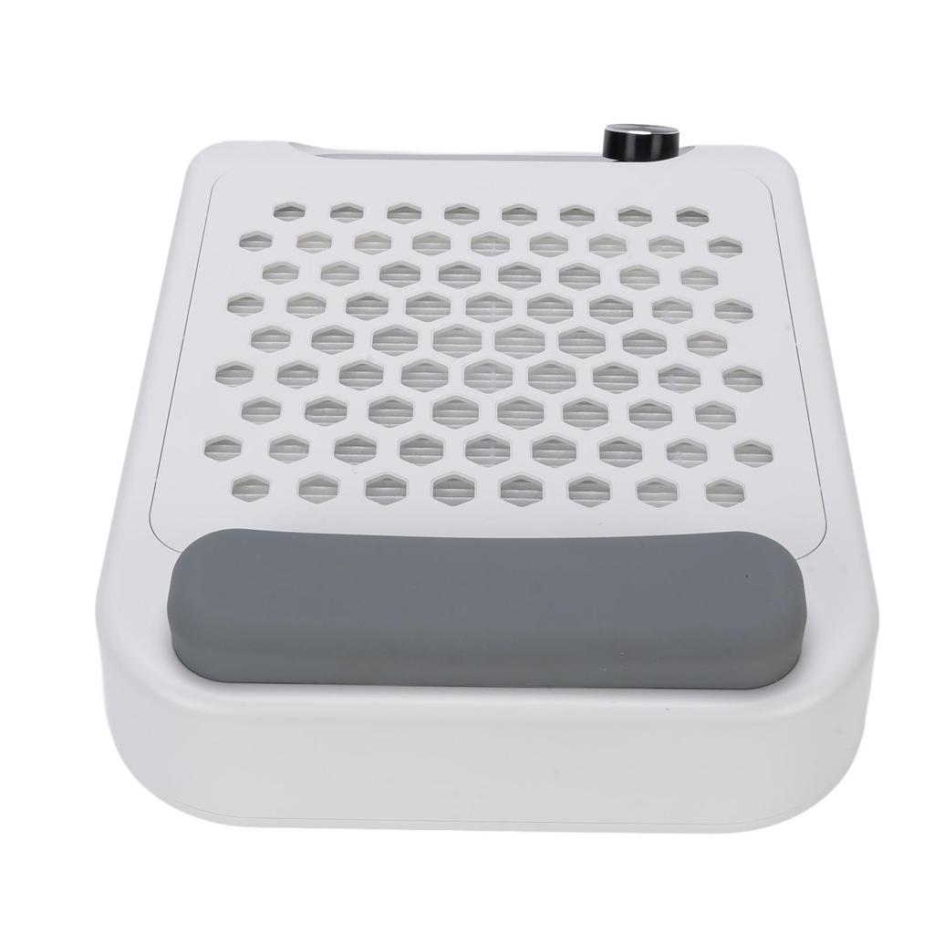 Nail Dust Collector with Silicone Arm Rest Reusable Filter LED Display Nail Vacuum Cleaner Brushless