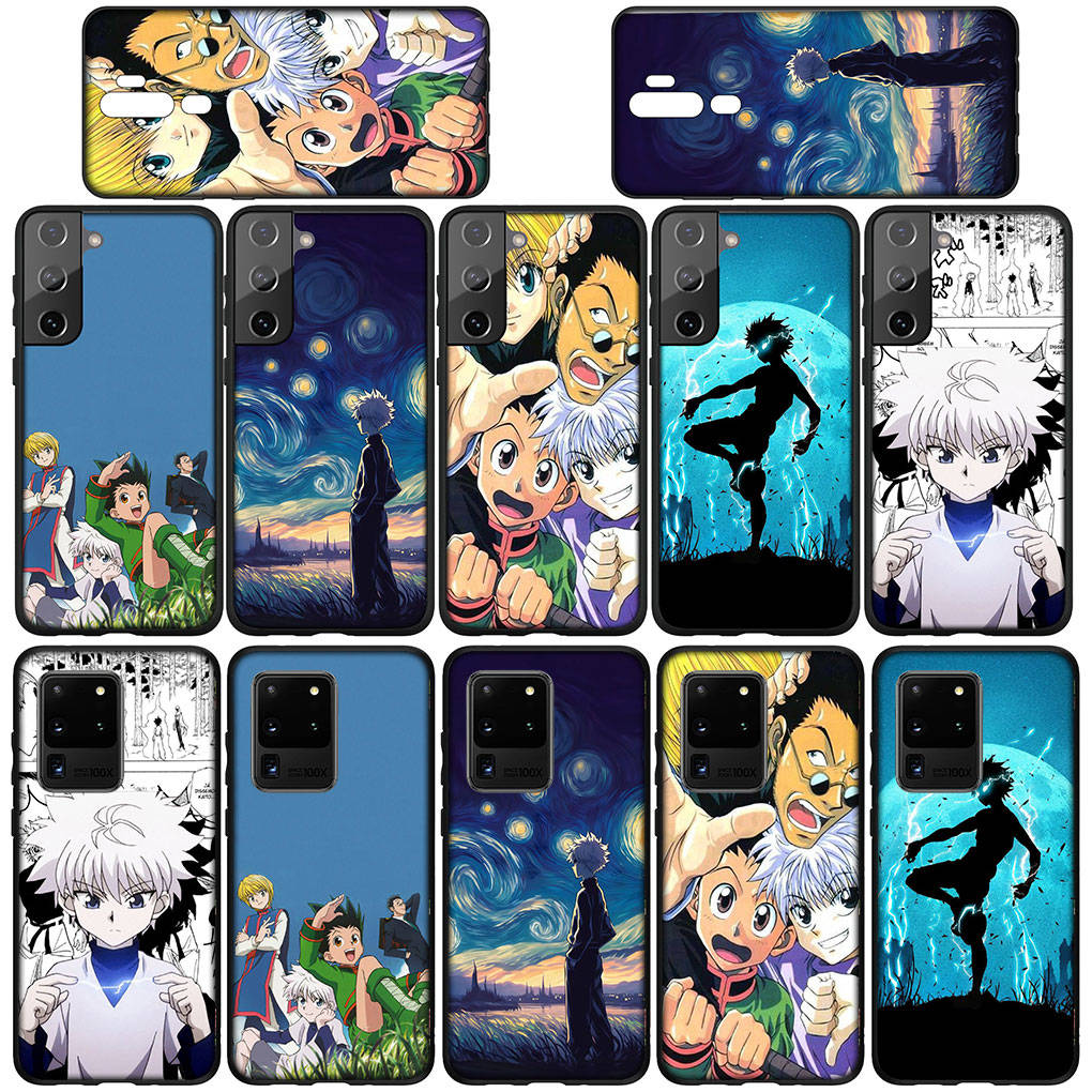 For Samsung Galaxy S24 S23 iPhone 16 15 14 Xiaomi Redmi Note 13 12 11 10 Plus 9 Pro Max X XR Phone Case Gon Freecss Killua Hunter X Hunter OPPO Huawei