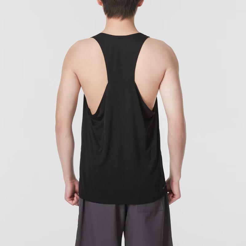 Nike Breathable Logo Print Tank Top Men Tops Black FN4230-010