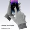 Damen Winter Warme Winddichte Fleece Touchscreen Fahrradhandschuhe für Outdoor-Sportarten
