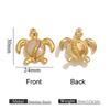 Turtle Starfish Conch Inlaid shell Stainless Steel Pendant For Women Summer Beach-style DIY Making Charm Fashion Jewelry
