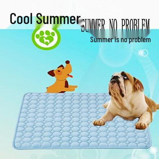 Cooling Ice Silk Mat Cat & Dog Bed for Summer