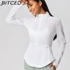 BITCED Summer Sports Outdoor UV Protection Skin-Tight Shirt UPF50+ Slim-Fit Breathable Sun Protection Shirt for Women