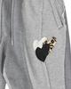 THEMUSEUMVISITOR Leather Patch Sweat Pants (Grey)