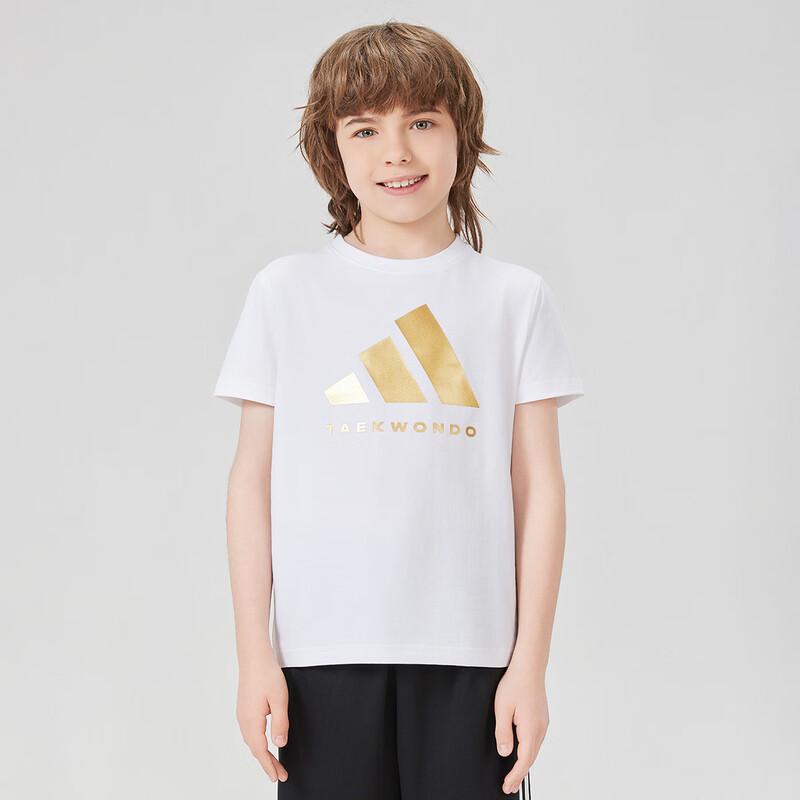 Adidas Kids  Summer Sport Casual Short Sleeve T-Shirt 110CM